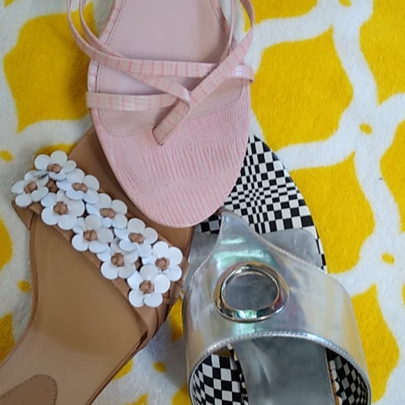 🟢🥳HP Heels BUNDLE 3 pairs of slide in sandals - Picture 14 of 16